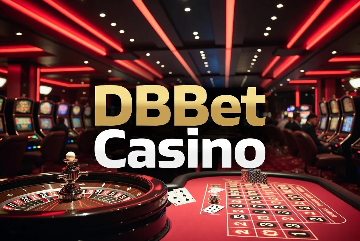 DBBet online kazino bosh sahifasi va o‘yin bo‘limlari